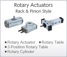 Rotary Actuators Rack & Pinion Type